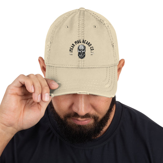 Mean Mug Logo Distressed Hat