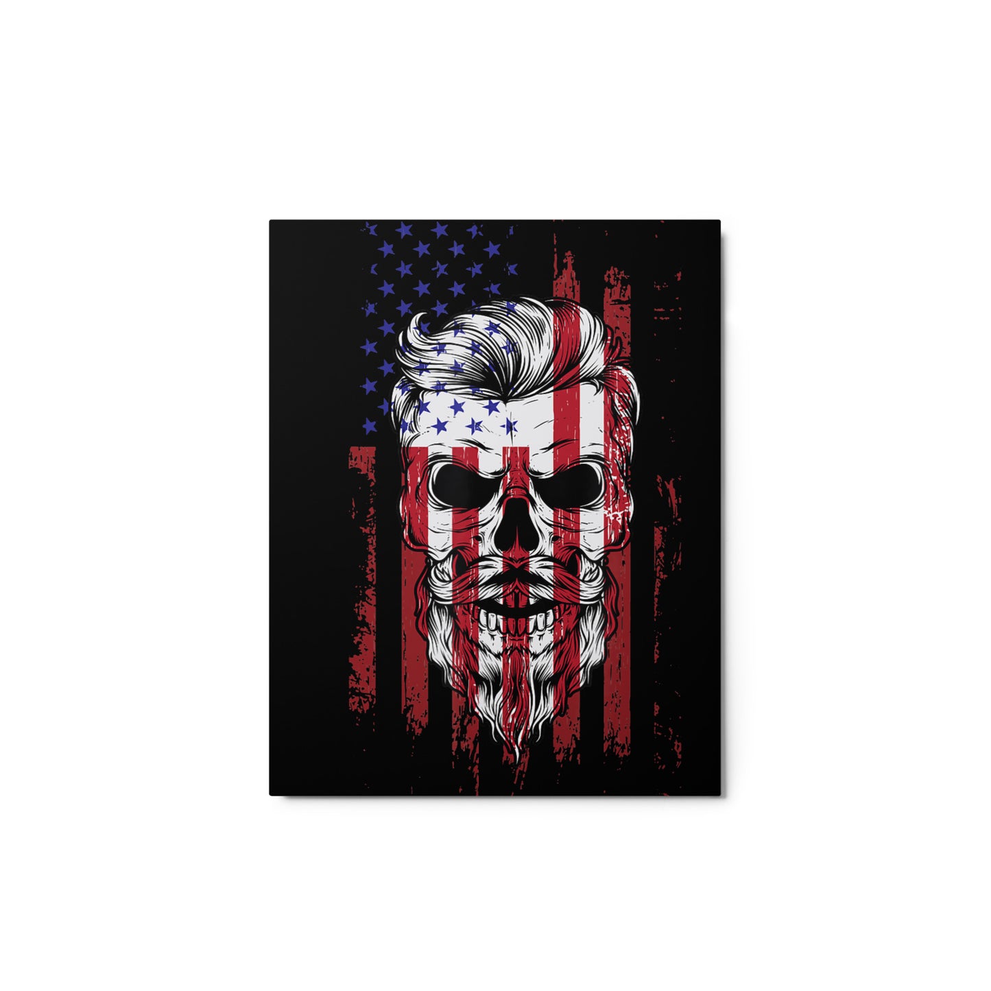 Skull Flag Metal prints